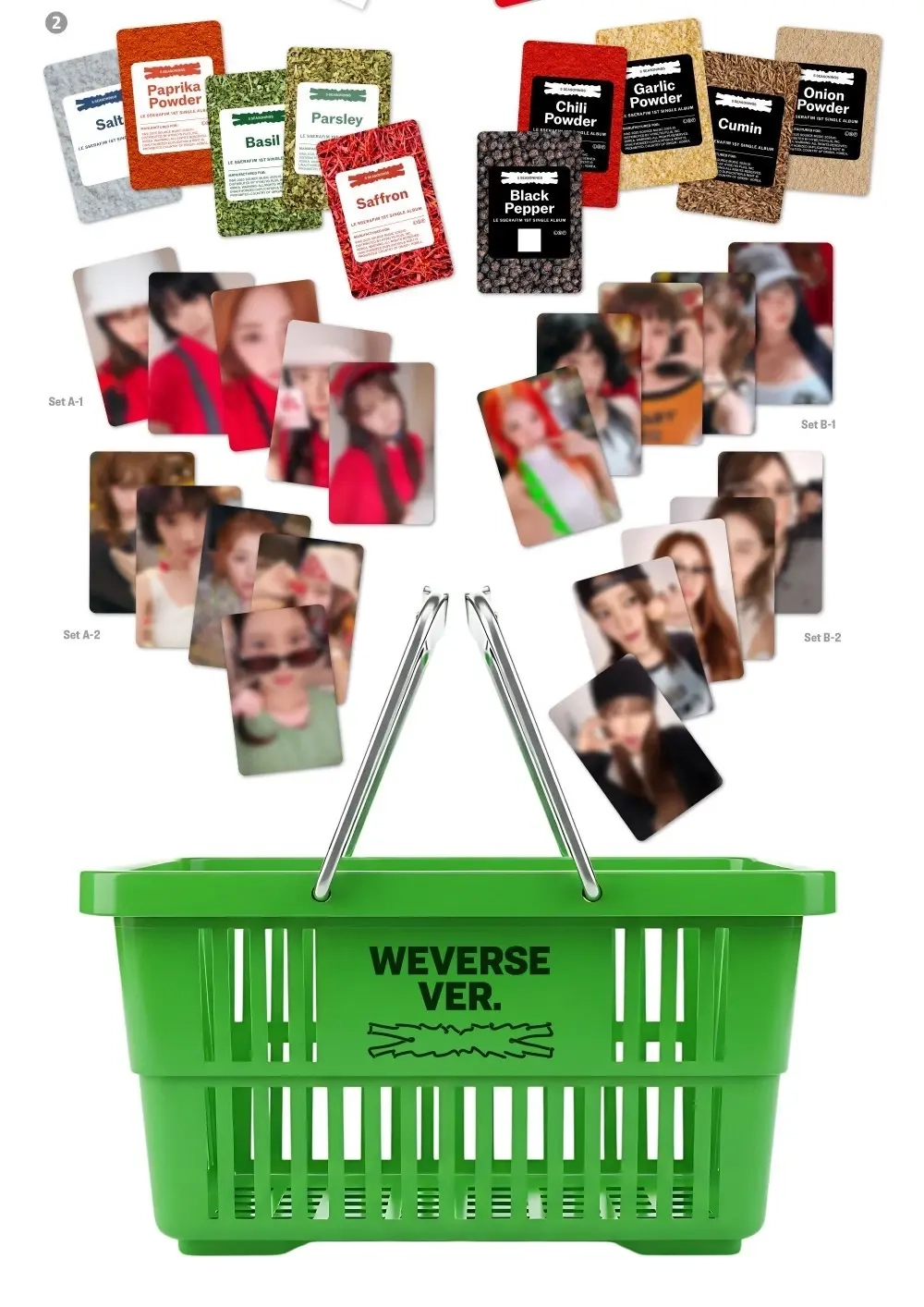 Альбом LE SSERAFIM - SPAGHETTI [Weverse ver.]