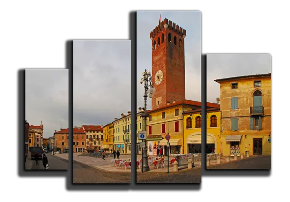 Модульная картина"Бассано-дель-Граппа"
