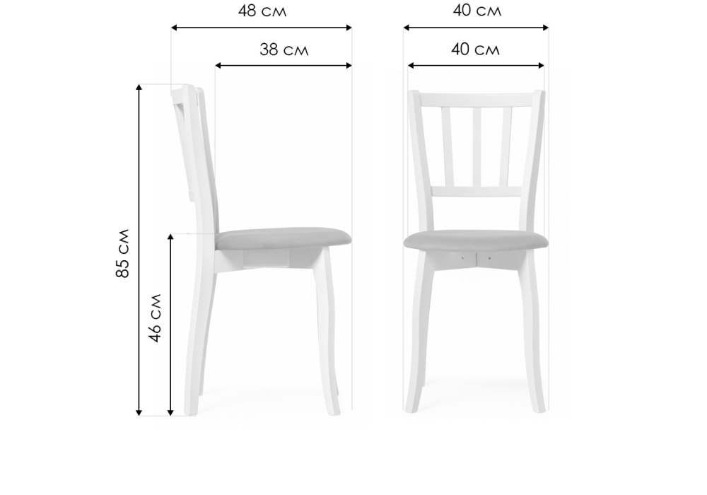 Деревянный стул Айра орех / коричневый