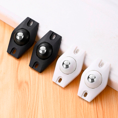 Ролики мебельные поворотные самоклеящиеся (4шт в компл) черные