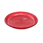 Тарелка 165 мм б/с (синяя, красная, зеленая) ИнтроПластик (24уп/100шт/2400шт)