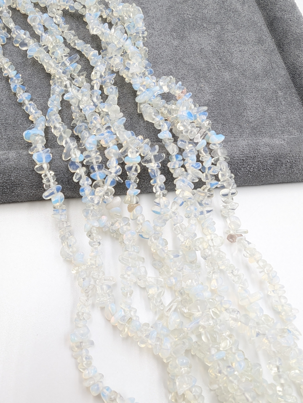 Синтетический опал крошка мини 3-5мм