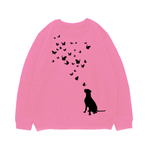 Свитшот "Боксер и бабочки"