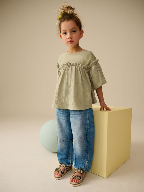 Блуза для девочки Next E64-976, Хаки