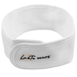 Повязка на голову на липучке (белая) La and Te Kit gumwhite1