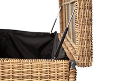 Порту, сундук водонепроницаемый из искусственного ротанга, цвет соломенный