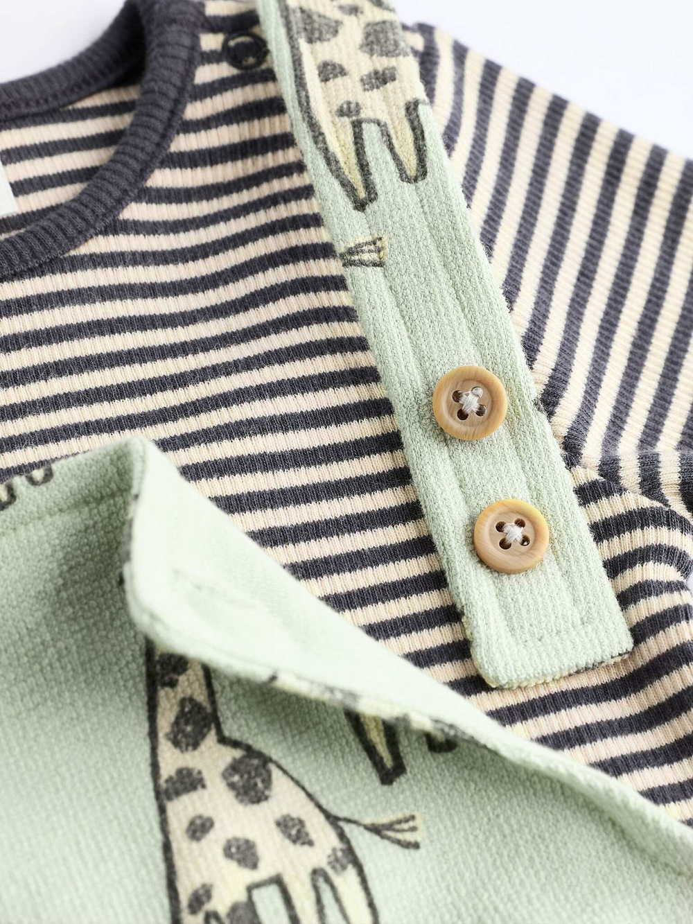 Боди и комбинезон в комплекте для малышей Next Q96-685, Светло-зеленый