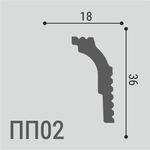 Карниз XPS POLYMER ПП 02 36/18