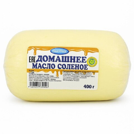 Масло домашнее 82% соленое вес