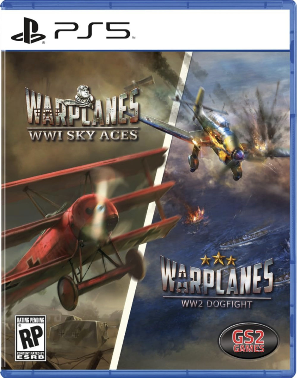 Warplanes: WWI Sky Aces + WW2 Dogfight (диск для PS5, интерфейс и субтитры на русском языке)