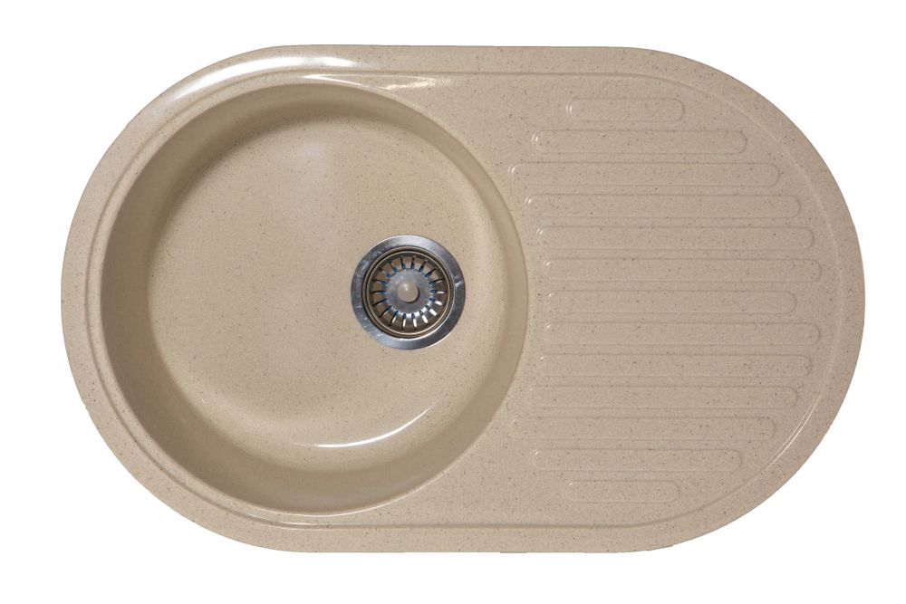 Мойка каменная S-21 глянец (Sim Gran), Лен