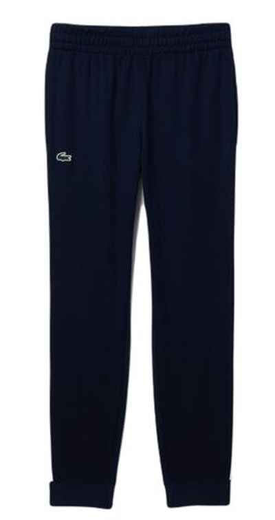 Мужские теннисные штаны Lacoste Technical Pants - navy blue/white