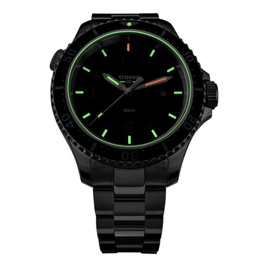 Швейцарские тактические часы Traser P67 Diver Black 109378