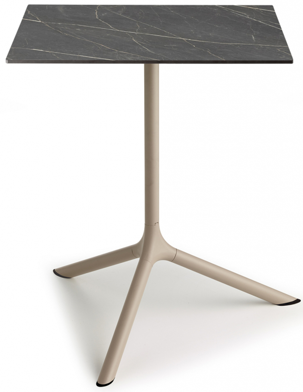 Стол ламинированный обеденный складной Scab Design Tripe Maxi Folding, тортора, черный мрамор Сахара