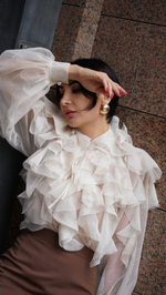 Блуза "На романтичном" из богемского кружева