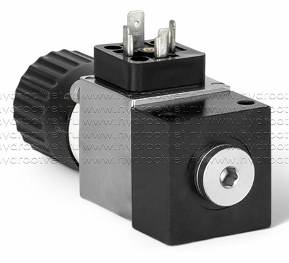 HED8OP-1X/200K14KW - Реле давление поршневое регулировка до 200 бар, монтаж на плиту, регулирующий элемент рукоятка со шкалой