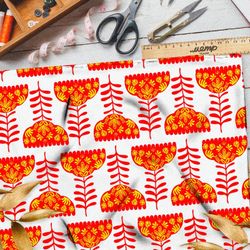 Ткань флис крупные бутоны