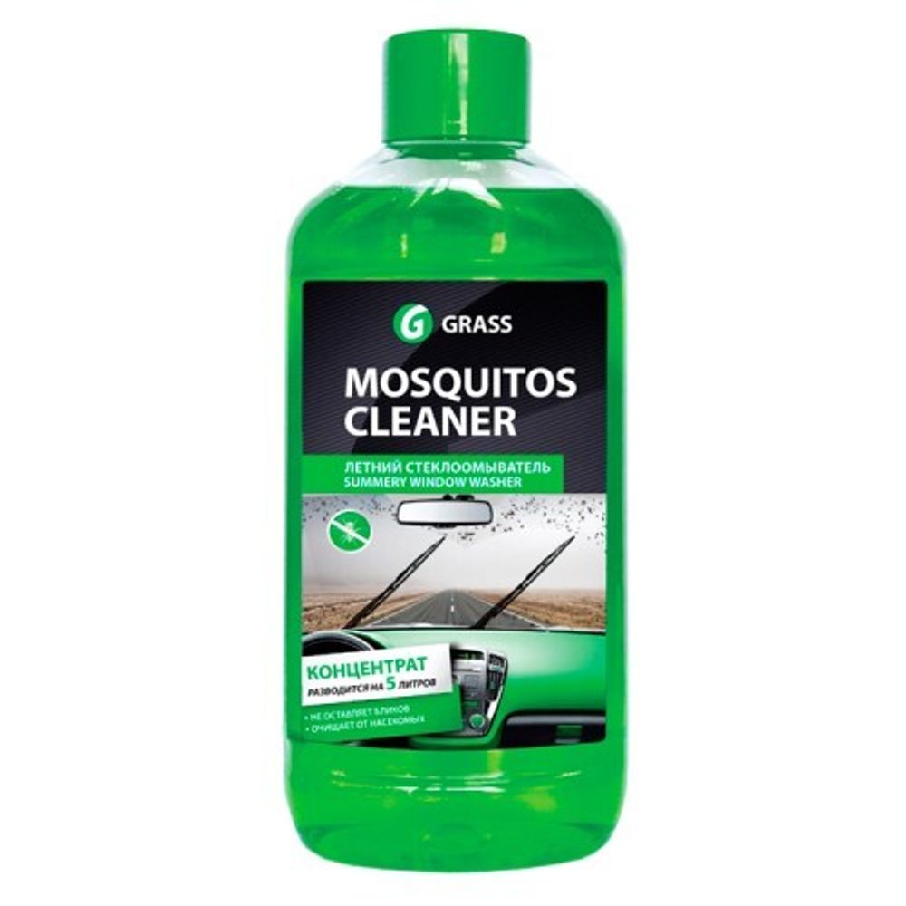 GraSS Омыватель для стекол концентрат MOSQUITOS CLEANER 1л