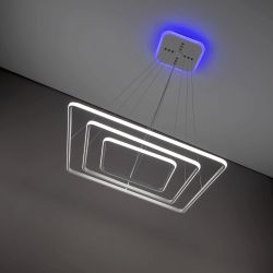 Citilux Неон Смарт CL731AK110E Умная подвесная люстра Белая