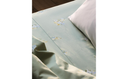 Простыня Zara Home сатин, хлопок 100%, с цветочным принтом, 7110/089