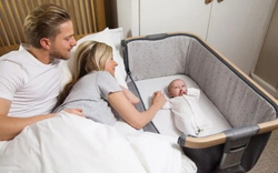 Колыбель приставная Tutti Bambini CoZee c колёсами GTD Oak/Charcoal