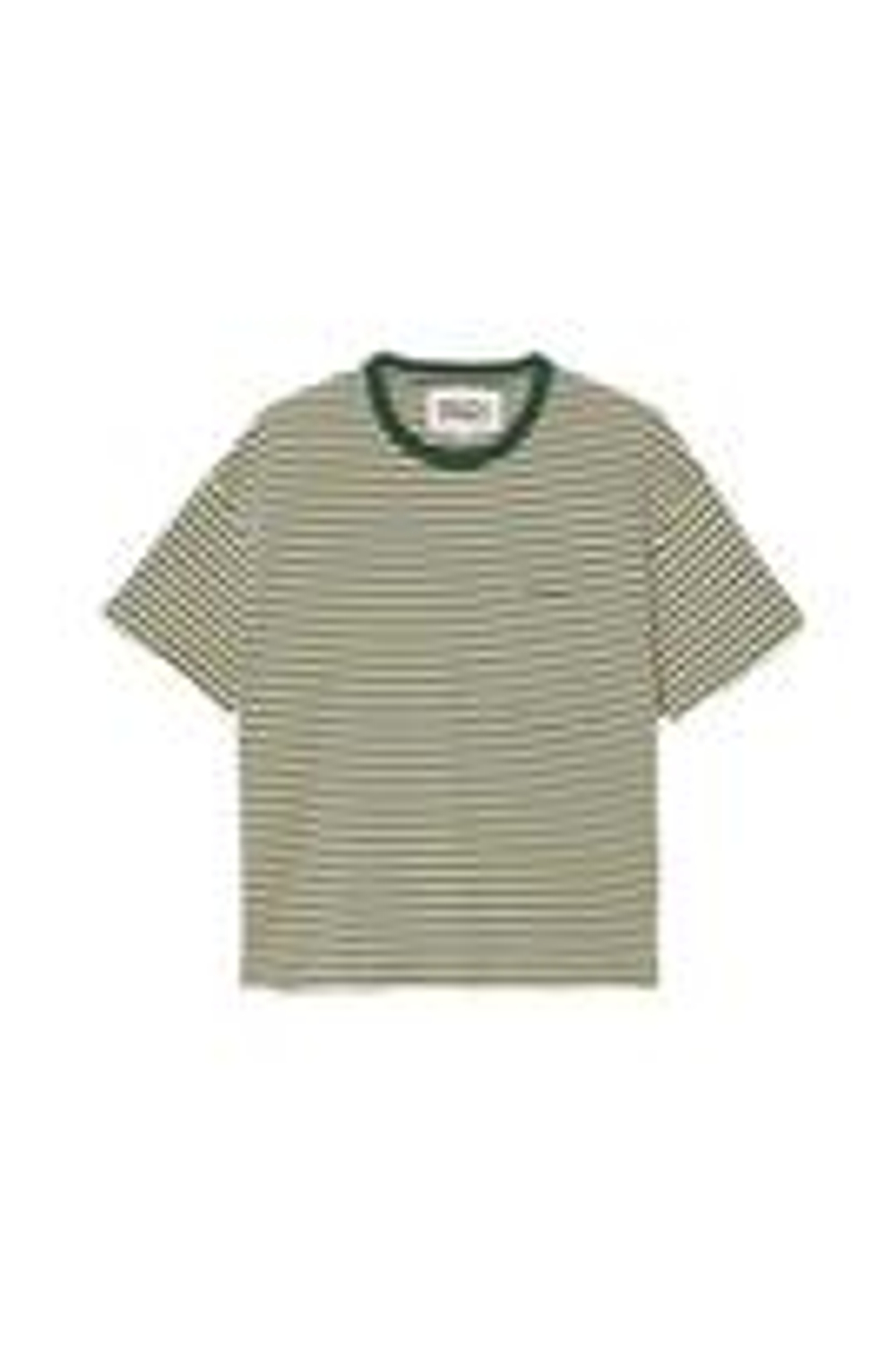 ZARA X BENITO ANTONIO ФУТБОЛКА В ПОЛОСКУ, ЗЕЛЕНОВАТЫЙ