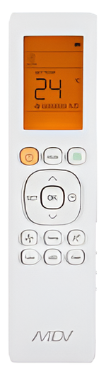 Сплит-система кондиционер напольно-потолочный MDV MDUE-24HRN1/MDOU3-24HN1 на 70 м²