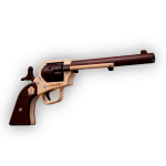 REVOLVER Кольт М1873 от TARG - деревянный конструктор легендарного американского пистолета Peacemaker (Миротворец). Сборная модель, 3d пазл, оружие