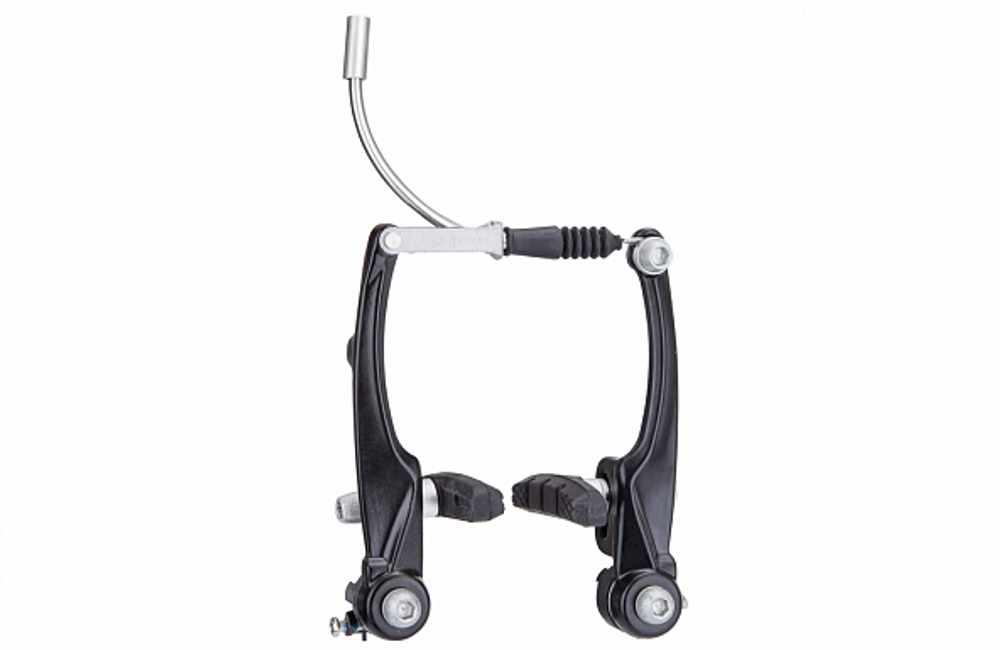 Тормоз ободной V-образный передний LB-910DK LOGAN алюминиевый черный