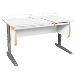 Растущая парта  Дэми СУТ 25 с задними полками СУТ.15.210 (1200×880 мм)