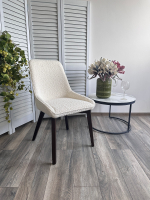 Стул М-City DISAUR Кристиан (Cristian) Белый White A2635-1A, букле, Орех