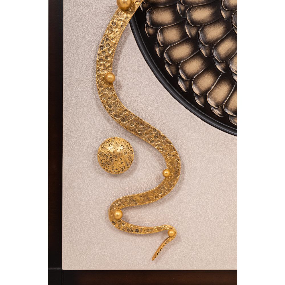 Вешалка настенная Heri 2 Каштан Амбер Бронза