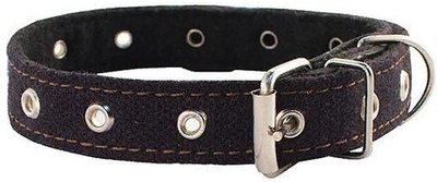 Cootton ошейник брезентовый на фетре универсальный 25 мм, 57 см.