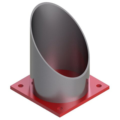 Опора трубчатая крутоизогнутых отводов 325 мм 325-12 ОСТ 34-10-622-93