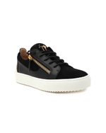 Кожаная кроссовка Giuseppe Zanotti - черный(RM30016)