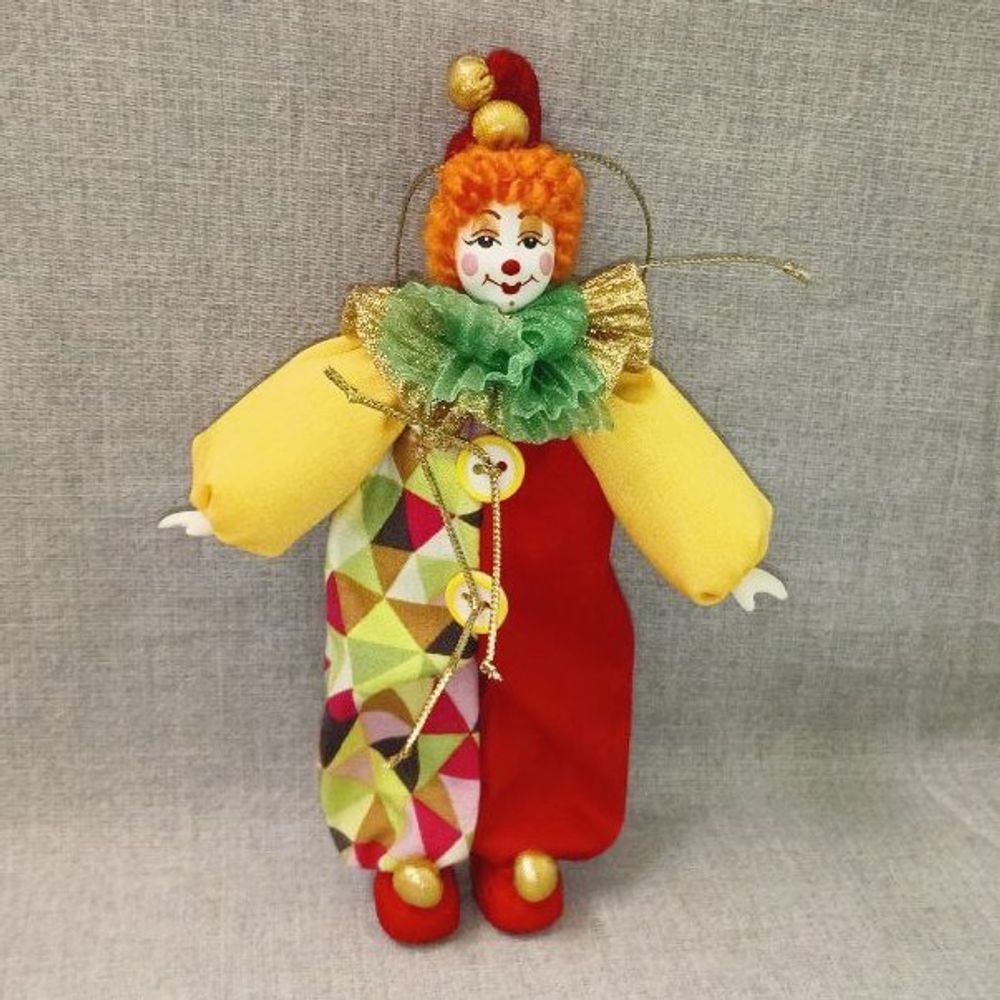 Ёлочная игрушка Рыжий клоун