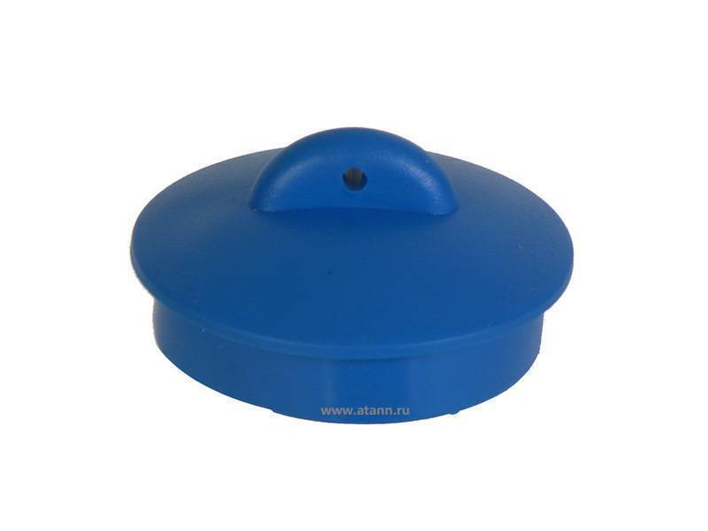 Пробка для ванной резиновая синяя