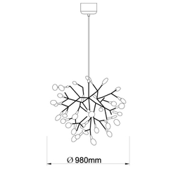 Люстра Heracleum D98