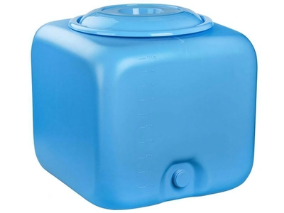 Бак 100л квадратный пластиковый