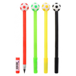 Карандаш вечный, чернографитный, Basir, серия "Футбол", с фигуркой на корпусе