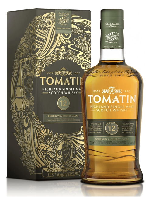 Виски Tomatin 12 Year Old, 0.7 л.