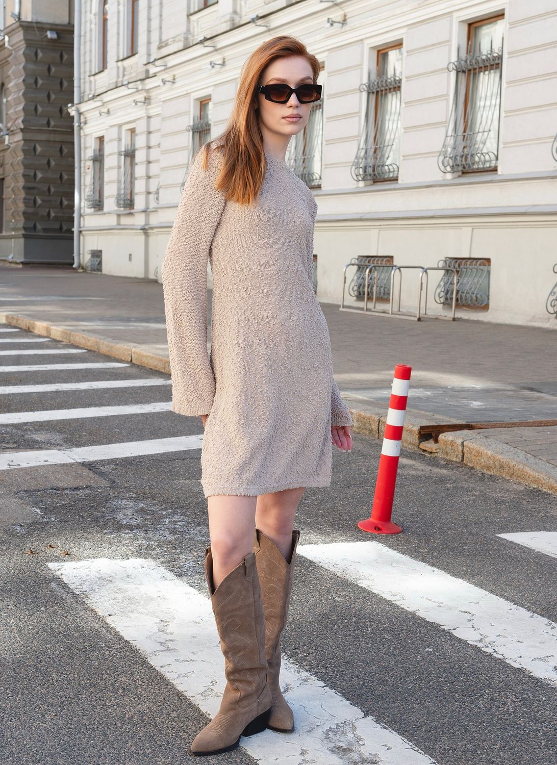 Платье Bouclé Beige