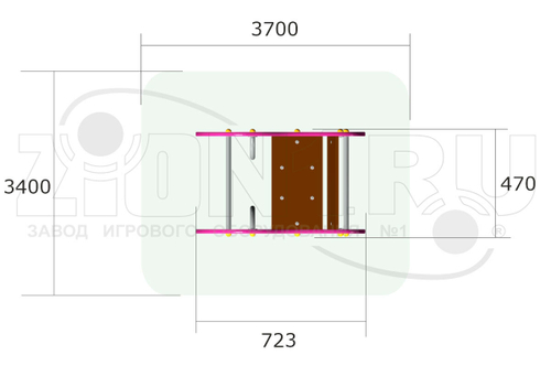 Качалка на пружине «Слоник У2»