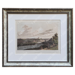 Боуэр Роберт /Robert Bowyer. Смоленск. Акватинта, офорт, подкраска акварелью. 1815 г.