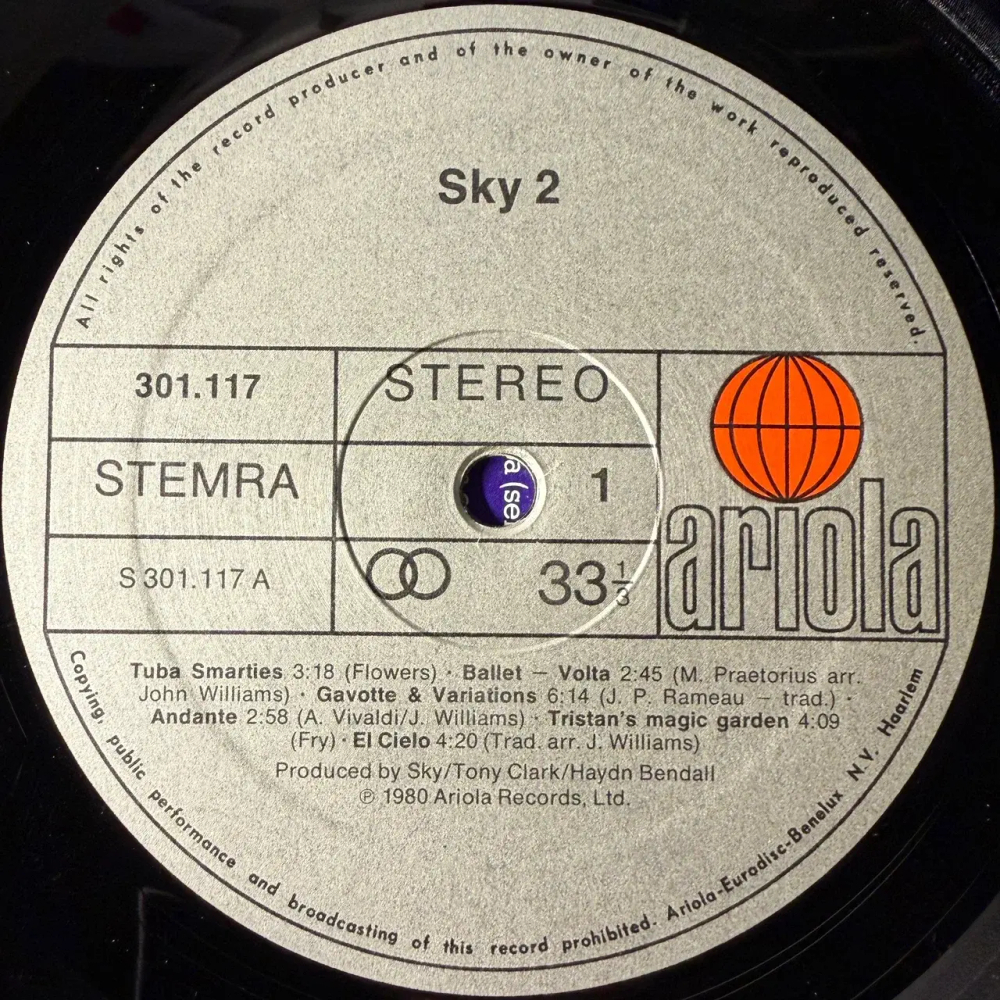 Sky – Sky 2 2LP (Голландия 1980г.)