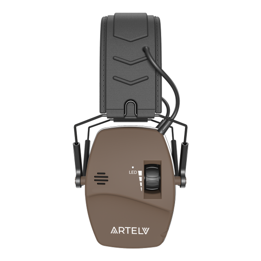 Активные наушники ARTELV КРЕЧЕТ КОРИЧНЕВЫЕ