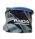 Ведро для воды и прикормки с крышкой(складное) Kaida 14 л Черное