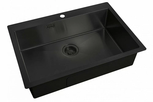 Мойка кухонная Zorg Light ZL R 750510 Черная