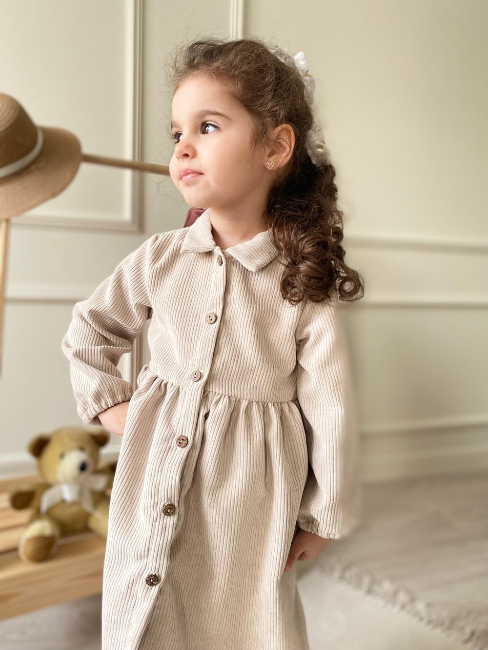 Платье вельветовое