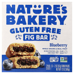 Nature's Bakery, батончик с инжиром без глютена, голубика, 6 двойных упаковок по 57 г (2 унции)
